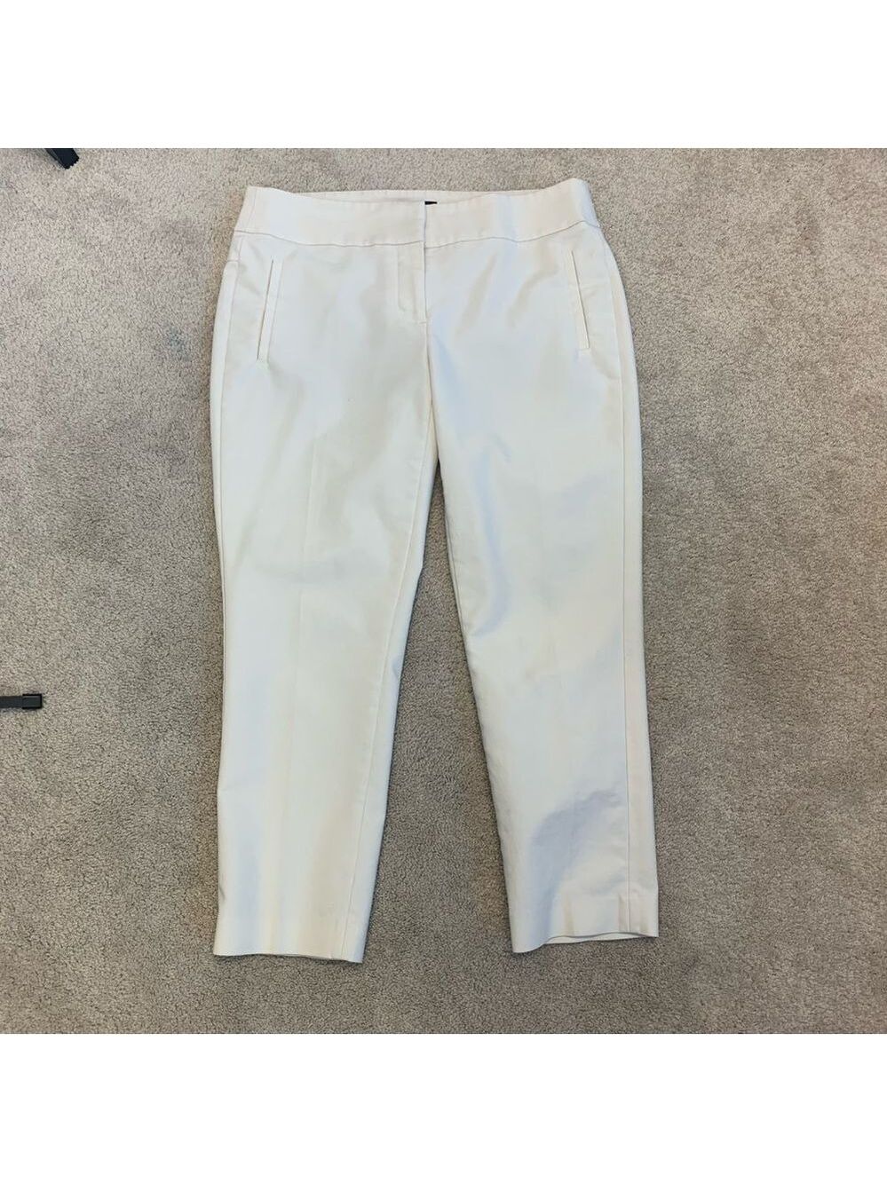 Rw&co ivory white ankle pants Sz 8